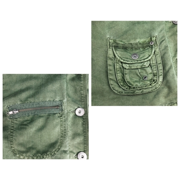 Marrakech green utility army cargo jacket - Picture 7 of 9